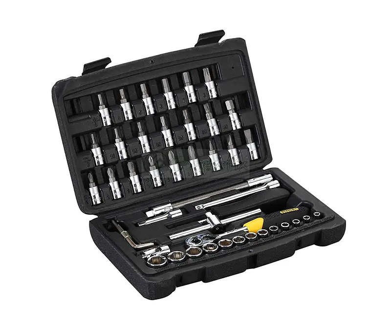 Stanley 46PC 1/4 SQ. DR. SOCKET & BIT SET - Master