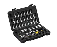 Stanley 46PC 1/4 SQ. DR. SOCKET & BIT SET - Master