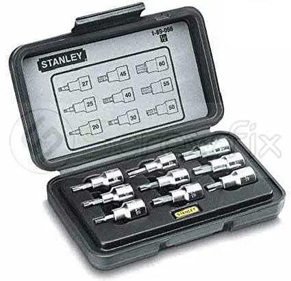 9 PC 1/2" DR  TORX BIT SOCKET SET - Master