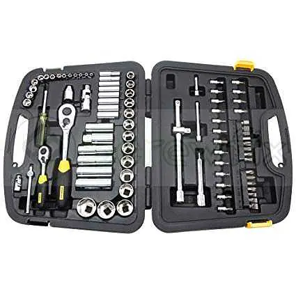 86PC 1/4 & 1/2 SQ.DR. SOCKET SET-6PT MET - Master