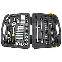 86PC 1/4 & 1/2 SQ.DR. SOCKET SET-6PT MET - Master