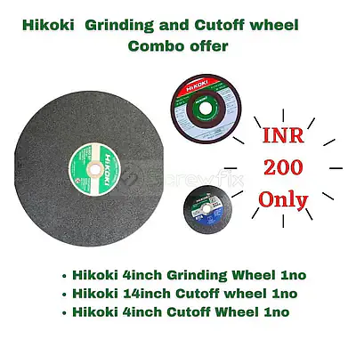 Combo Promotions: HiKOKI Grinding & Cutting Wheels - Master