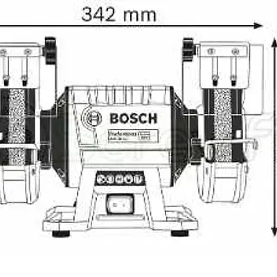 Bosch GBG 35-15 Professional Double-Wheeled Bench Grinder - Master