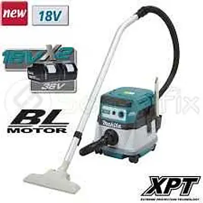 Makita DVC862L - Cordless Vacuum Cleaner 18Vx2 Wet & Dry / BL Motor - Master