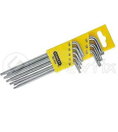 8PC,LONG L-TYPE TAMPERPROOF TORX, HEXKEY - Master