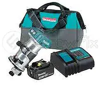 DRT50SFX8: Cordless Trimmer / Collet 6mm 8mm / 10000-30000 RPM / 1.8kg / BL1830B*1 / DC18SD / Tool Bag - Master
