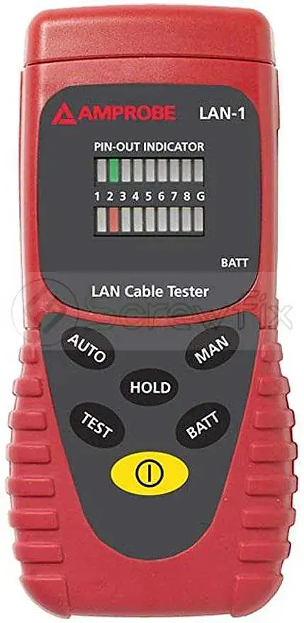 Amprobe LAN-1 LAN Cable Tester with LED Display - Master