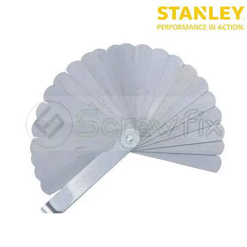 FEELER GAUGE 25 BALDES - 0.04 TO 1.00MM - Master