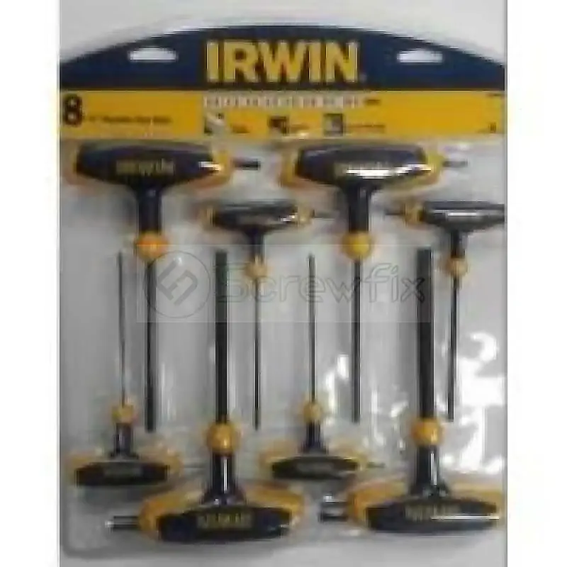 T HANDLE HEX KEY SET (MM)-8 PC 2.0,2.5,3.0,4.0,5.0,6.0,8. - Master