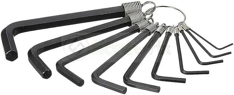 Stanley 10 PC HEX KEY RING SET - Master