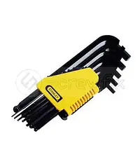 HEX KEY SET, 9PCS, METRIC, L/ARM BALL - Master