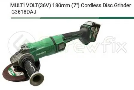 G3618DAJ - MultiVolt 36V 180mm Cordless Disc Grinder - Master