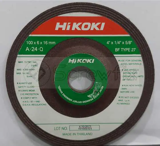 HiKOKI 4" (6mm) Grinding Wheel - Master