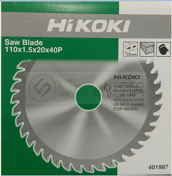 HiKOKI 4" TCT Saw Blade (Wood) - Master