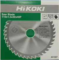 HiKOKI 4" TCT Saw Blade (Wood) - Master