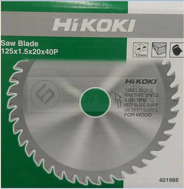 HiKOKI 5" TCT Saw Blade (Wood) - Master