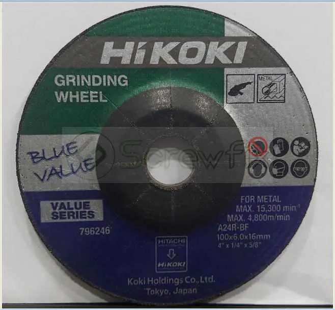 4" Grinding Wheel (Metal)  - Blue Value - Master