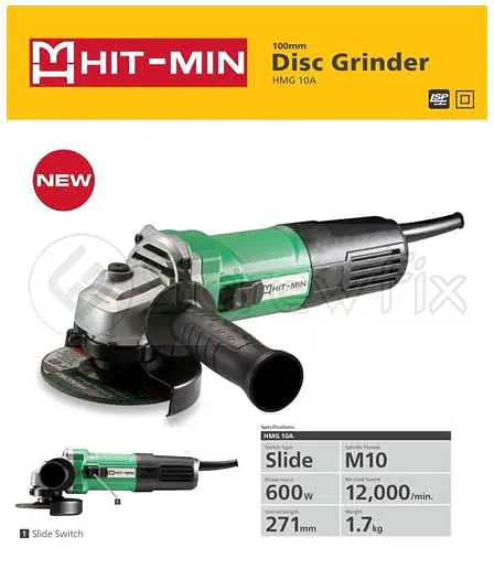 HITMIN HMG 10A - 100mm Disc Grinder - Master