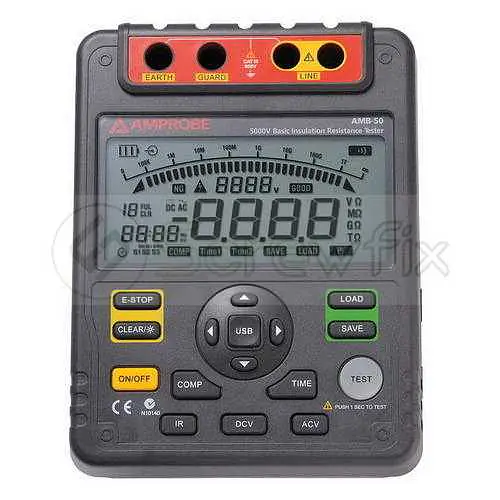 Amprobe AMB-50 Industrial High-Voltage Insulation Tester - Master