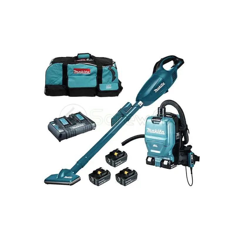 DLX2248PT1: CORDLESS CLEANER DVC260Z + DCL181FZWX + DC18RD + BL1850B x 3 + Tools Bag - Master