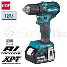 Makita DDF483RFE: 40Nm Cordless Driver Drill (Rapid Charger) - Master