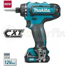 DF031DWAE: 10MM Cordless Driver Drill / One Touch Sleeve / 2-Speed / 0.94KG - Master